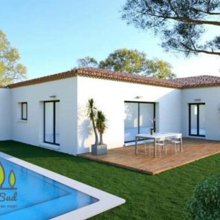 Maison individuelle avec sa piscine en Languedoc Roussillon